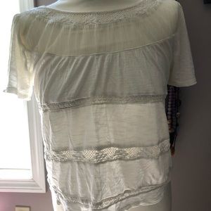 White lace top